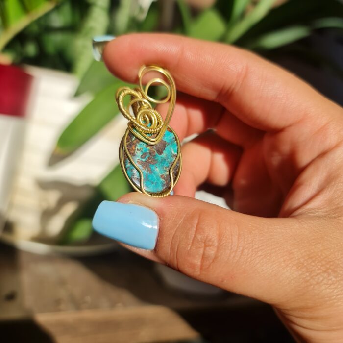 آویز فیروزه نیشابور برنج