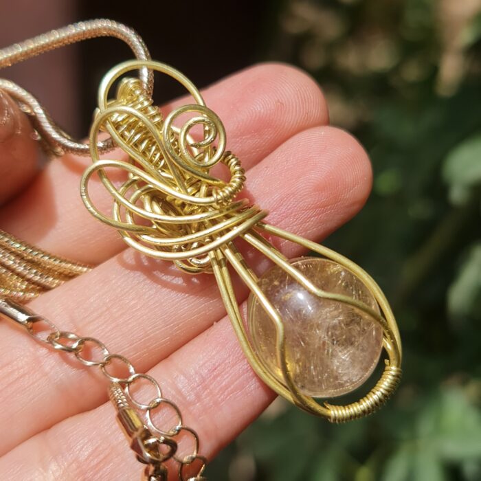 dor-goli گردنبند سنگ درّ مودار نجف