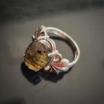 انگشتر نقره با سنگ لابرادوریت اصل