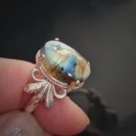 انگشتر لابرادوریت نقره