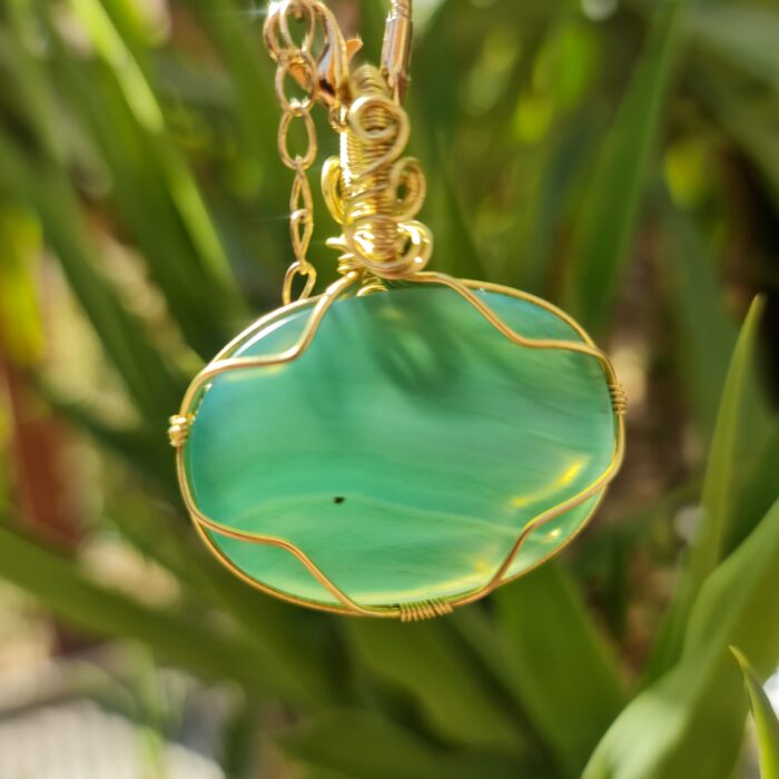 آویز اصل یشم سبز