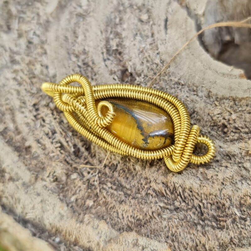 آویز سنگ چشم گربه اصل