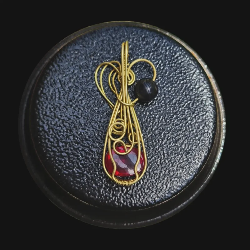 گردنبند یاقوت اصل مغربی