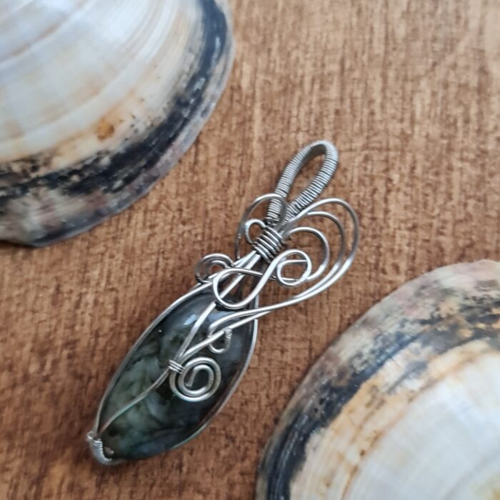 گردنبند سنگ لابرادوریت اصل