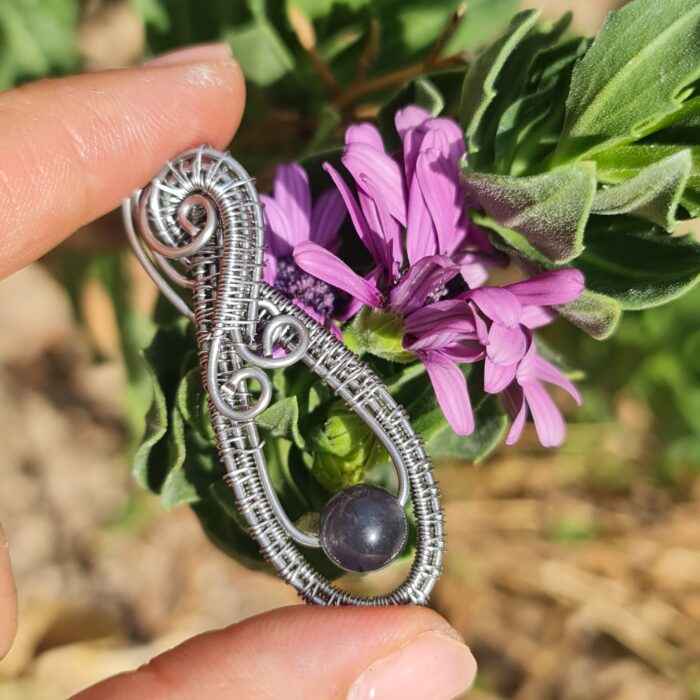 گردنبند تک مهره استیل