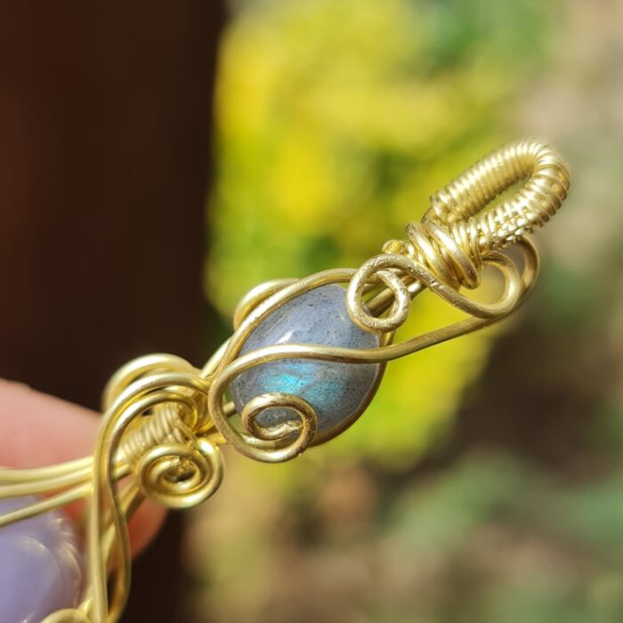 گردنبند سنگ عقیق سوسنی