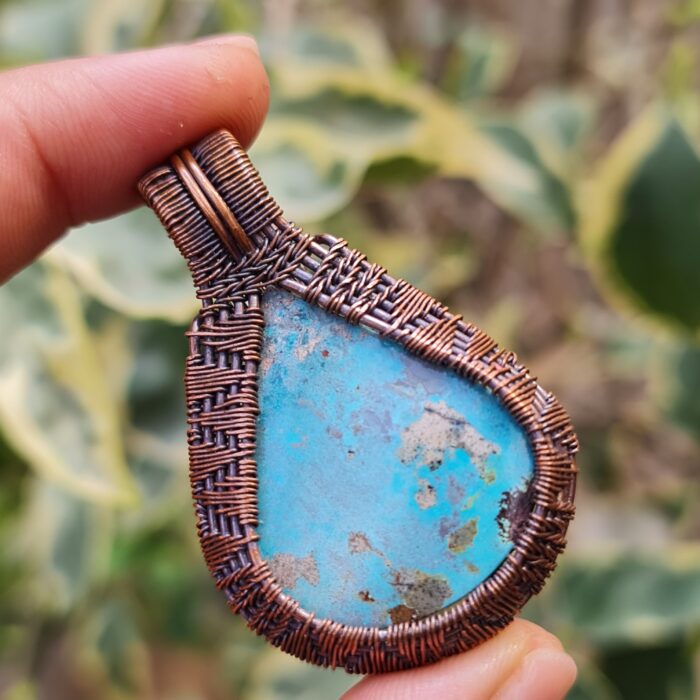 گردنبند فیروزه دست ساز