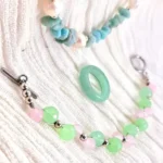 ست دستبند و انگشتر و گردنبند آمازونیت