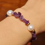 دستبند سنگ آمیتیست اصل