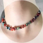 گردنبند سنگ جاسپر اصل طبیعی