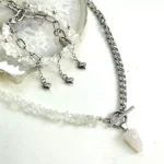 ست دستبند و گردنبند کوارتز