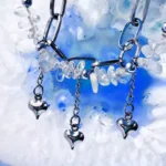 دستبند سنگ کوارتز شفاف