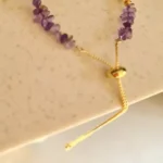 دستبند آمیتیست و مروارید