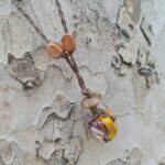 آویز جاسپر موکائیت بافت دست