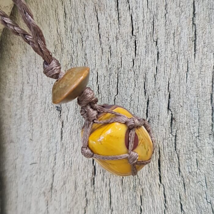 گردنبند سنگ جاسپر معدنی موکائیت