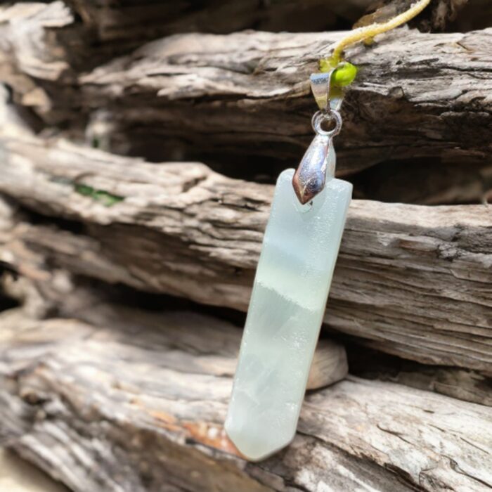 گردنبند آویز پاندول سنگی