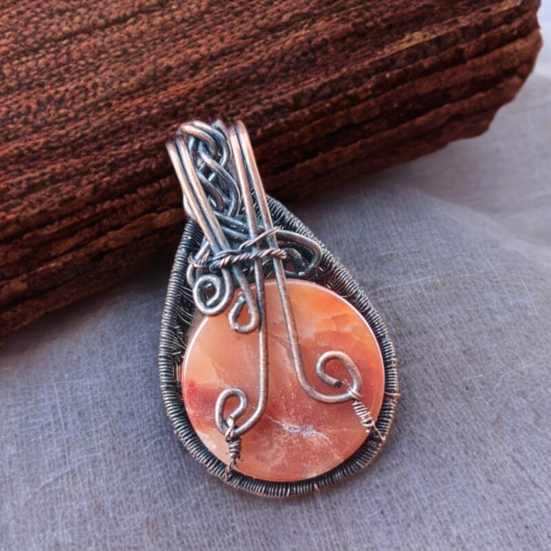 گردنبند عقیق سلیمانی مردانه