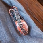 گردنبند مس و سنگ عقیق