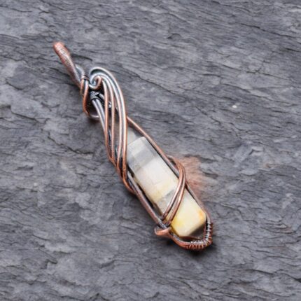 گردنبند دست ساز مسی