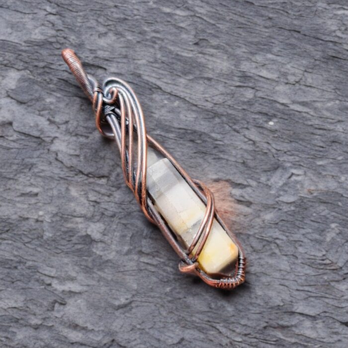 گردنبند دست ساز مسی