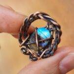 انگشتر سنگ لابرادوریت