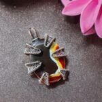 سنگ عقیق با رکاب مس