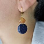 گوشواره عقیق طبیعی