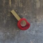 گوشواره طلایی مرجان طبیعی