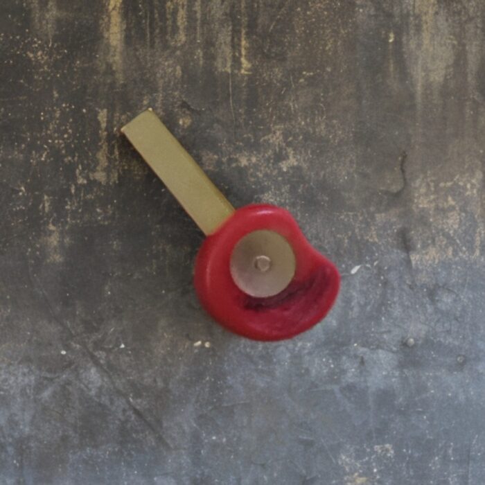 گوشواره طلایی مرجان طبیعی