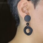 گوشواره سنگ اونیکس