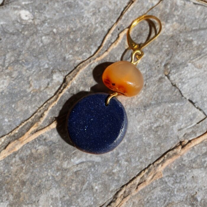 گوشواره سنگ عقیق