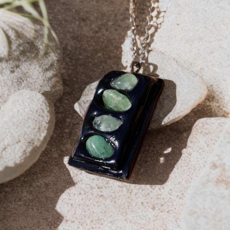 آویز سنگ اونتورین اصل