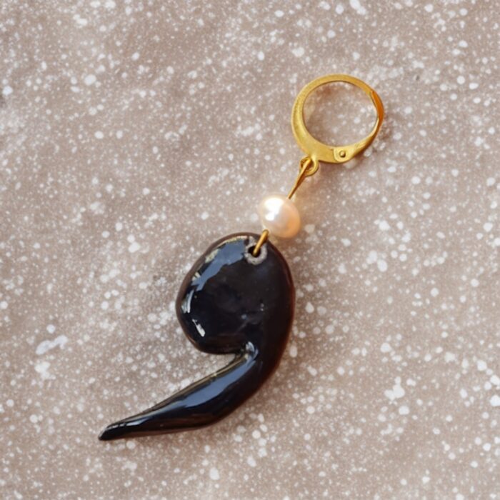 گوشواره پینترستی خروف "ه" و "و"