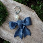 گوشواره مرواریدی پاپیون دار