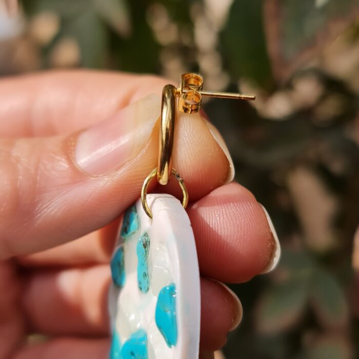 گوشواره سنگ فیروزه اصل