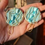 گوشواره سنگ اصل فیروزه