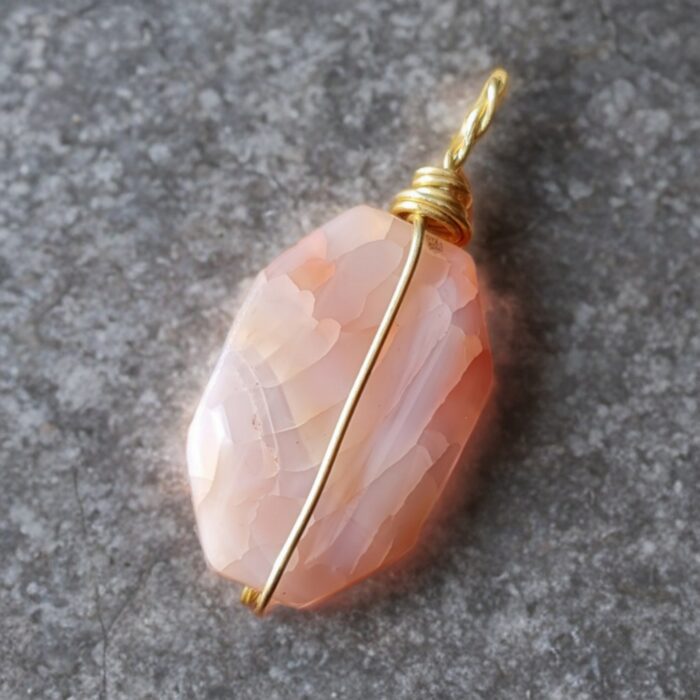 گردنبند سنگ عقیق سلیمانی