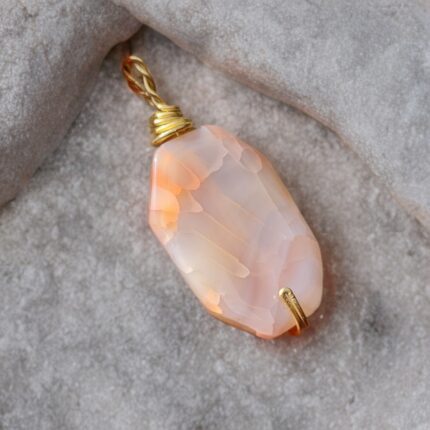 آویز عقیق دست ساز