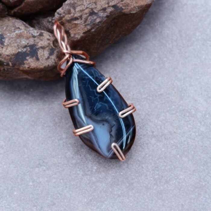 گردنبند عقیق مشکی