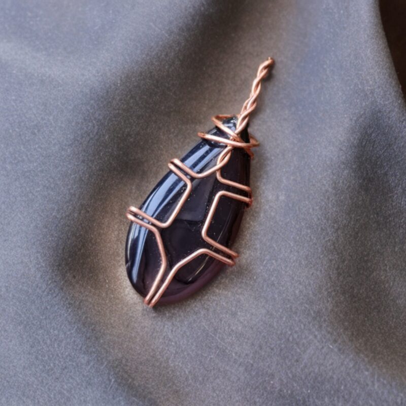 گردنبند عقیق سیاه