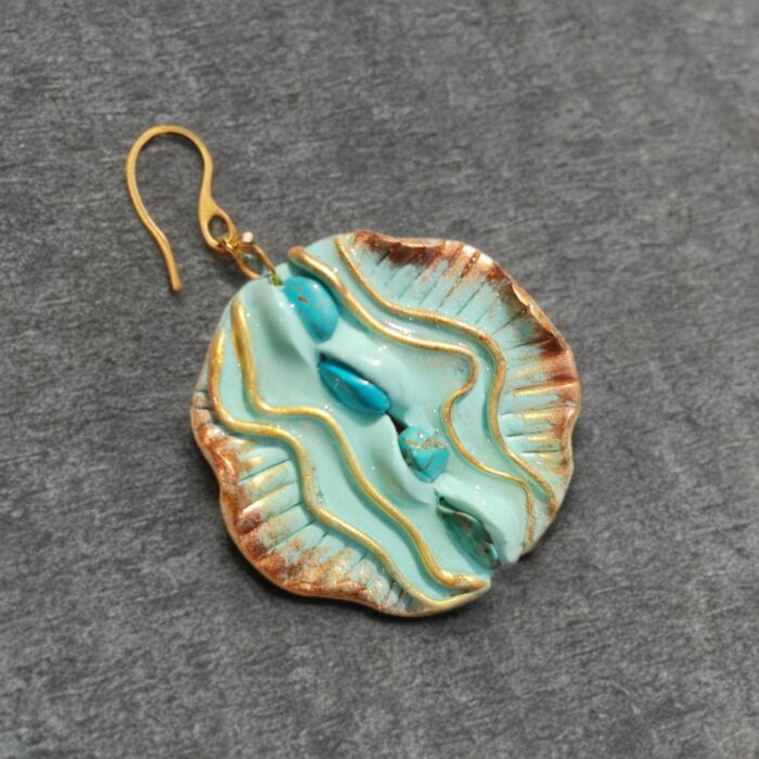 گوشواره فیروزه اصل نیشابور