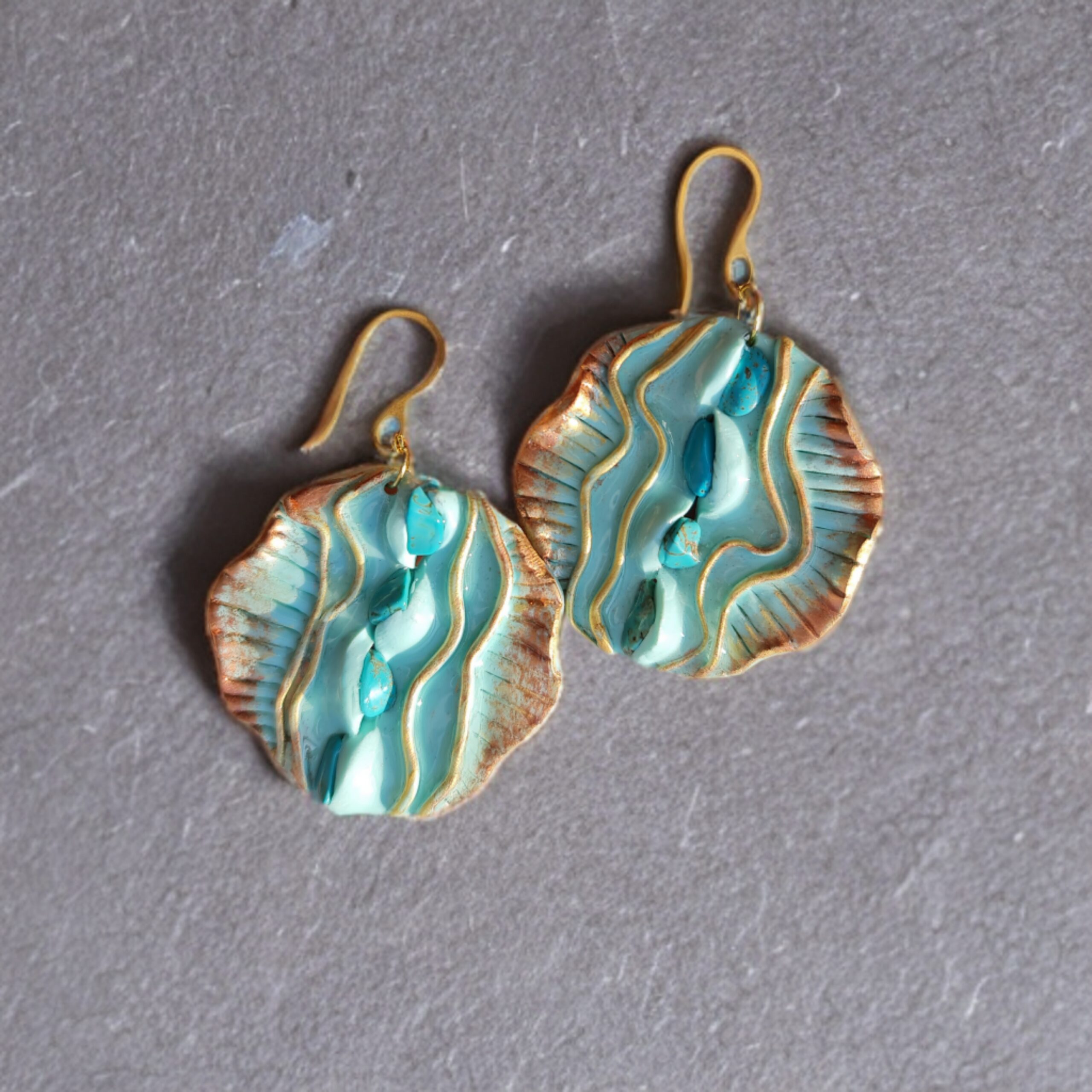 گوشواره فیروزه شیک