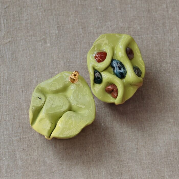 گوشواره عقیق دست ساز