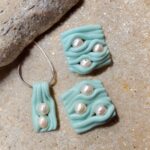 ست گوشواره و گردنبند مروارید