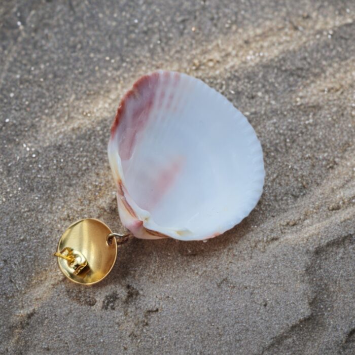 گوشواره صدف دست ساز