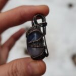 آویز گردنبند عقیق سوسنی