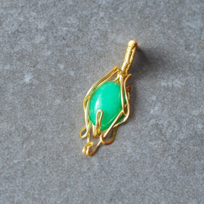 آویز سنگ جید اصل